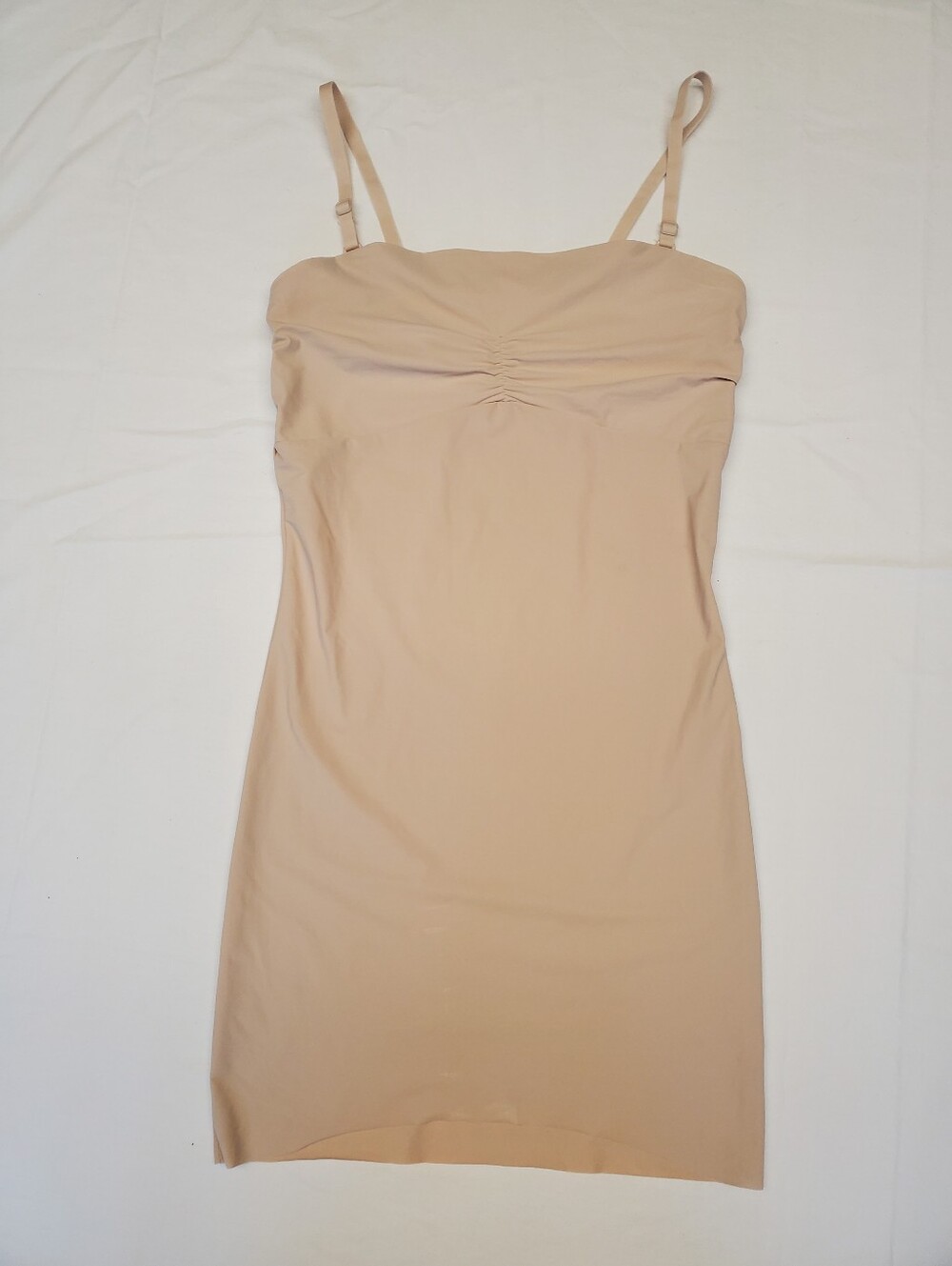 Maidenform Self Expressions Full Slip Shapewear Dress Nude Small Seamless